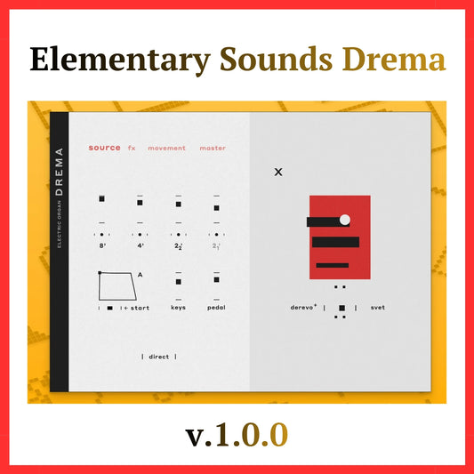 Elementary Sounds Drema sound editing software interface by SoundMaxi version 1.0.0